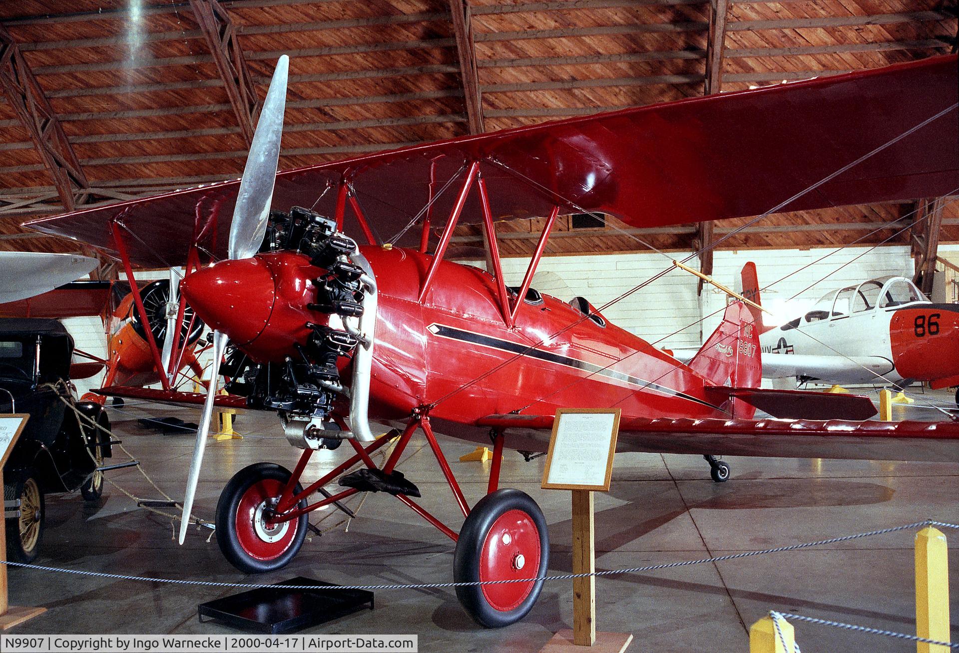 N9907, Curtiss-Wright Travel Air 4000 C/N 1117, Travel Air 4000 at the Arkansas Air Museum, Fayetteville AR