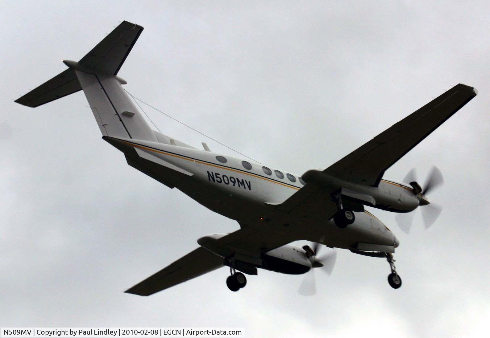 N509MV, 1981 Beech B200 King Air C/N BB-877, Arriving for maintenence