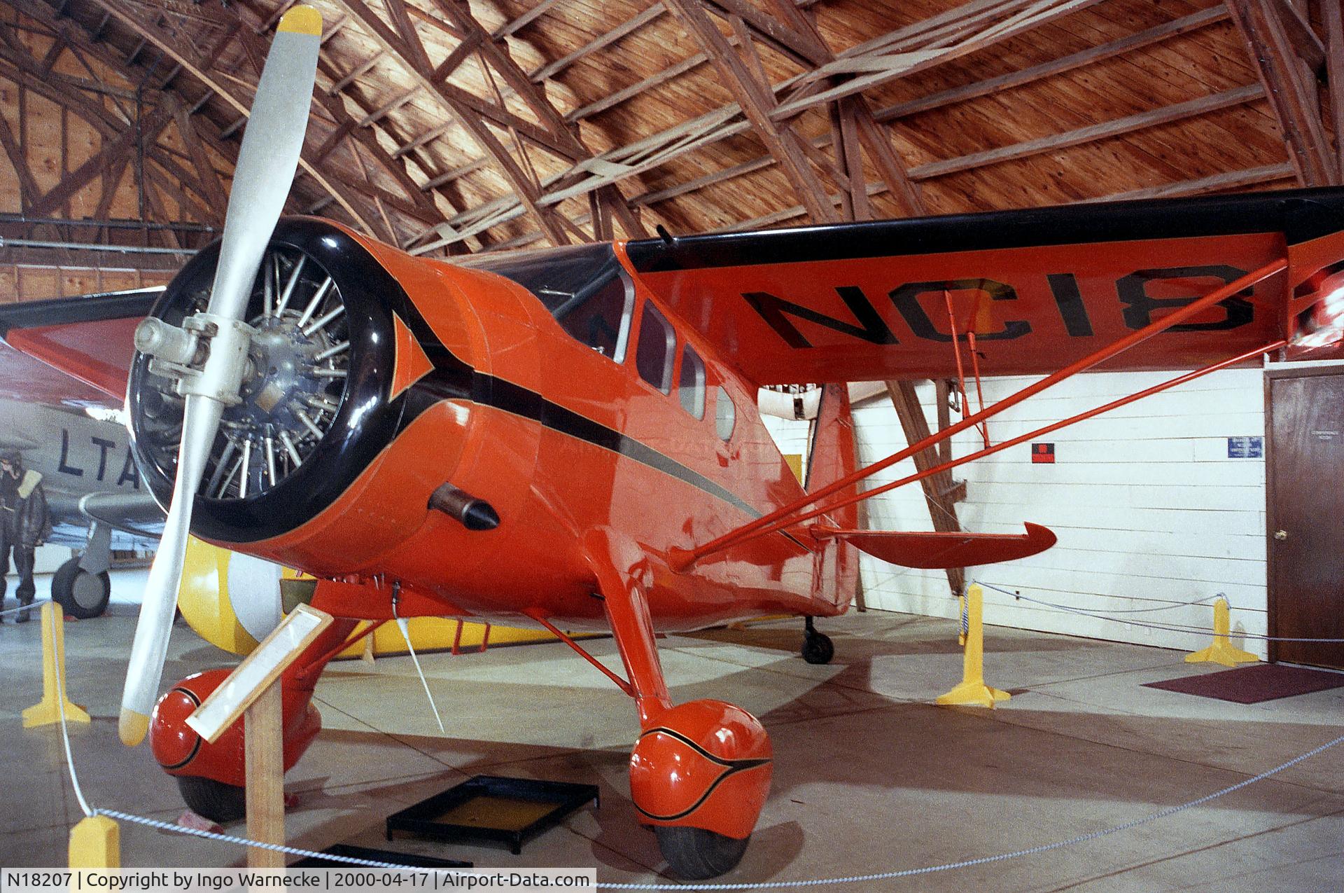 N18207, 1938 Howard Aircraft DGA-11 C/N 206, Howard DGA-11 at the Arkansas Air Museum, Fayetteville AR