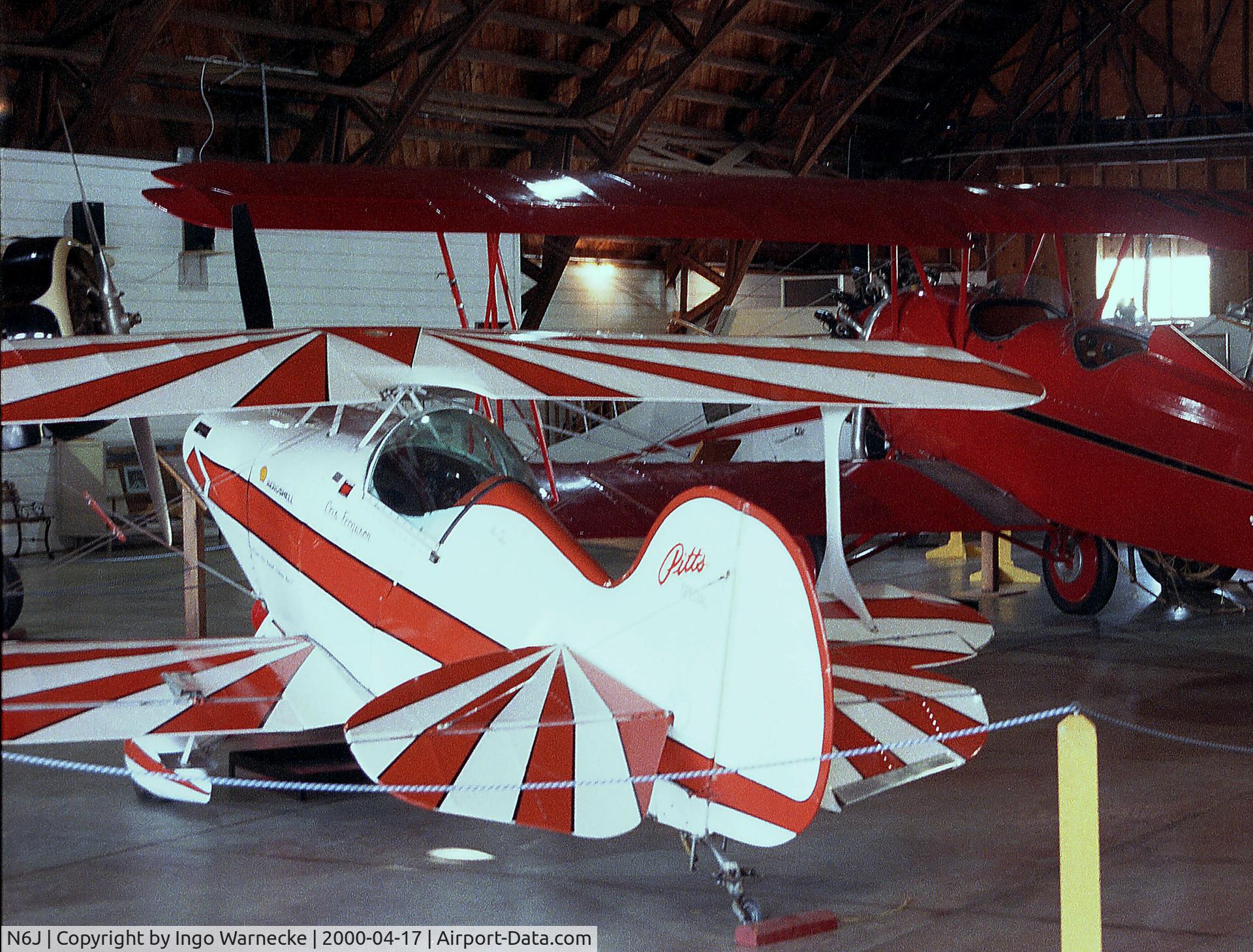 N6J, 1980 Pitts S-1C Special C/N 2112, Pitts S-1C Special at the Arkansas Air Museum, Fayetteville AR