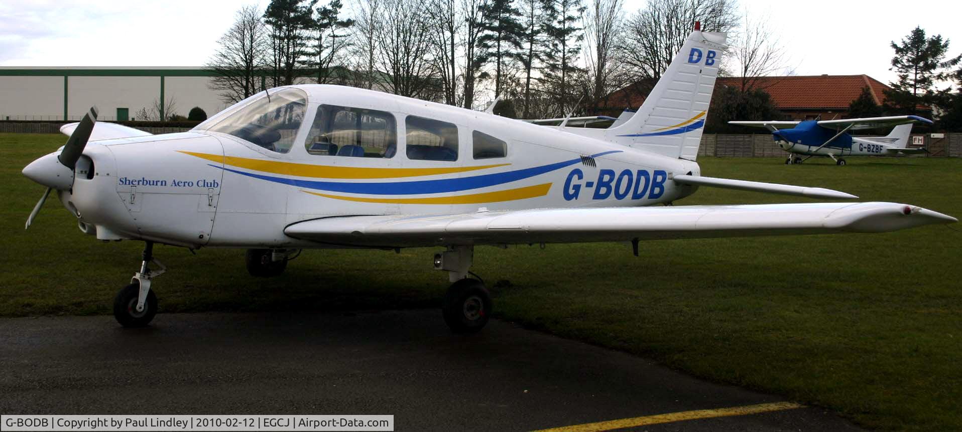 G-BODB, 1988 Piper PA-28-161 Cherokee Warrior II C/N 2816042, awaiting another student !