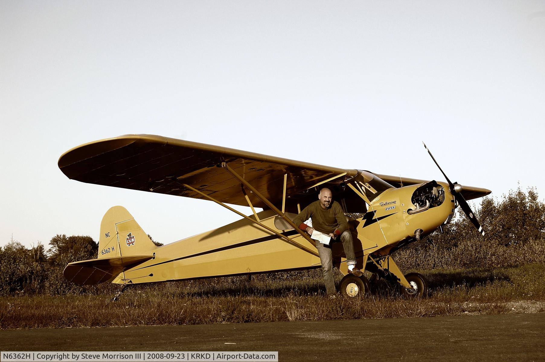N6362H, 1946 Piper J3C-65 Cub Cub C/N 19544, straight J-3 