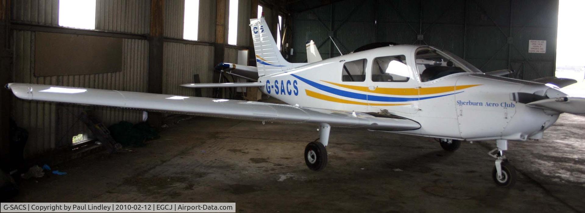 G-SACS, 1988 Piper PA-28-161 Cadet C/N 28-41047, At home base