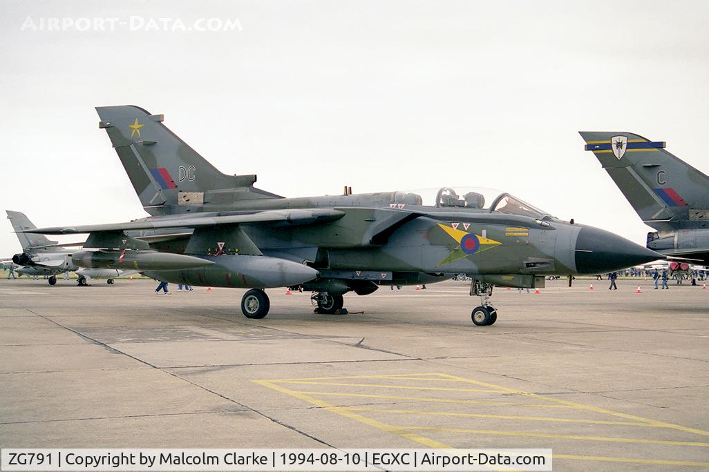 ZG791, 1992 Panavia Tornado GR.1 C/N 913/BS190/3454, Panavia Tornado GR1  from RAF No 31 Sqn, Bruggen at RAF Coningsby's Photocall 94.