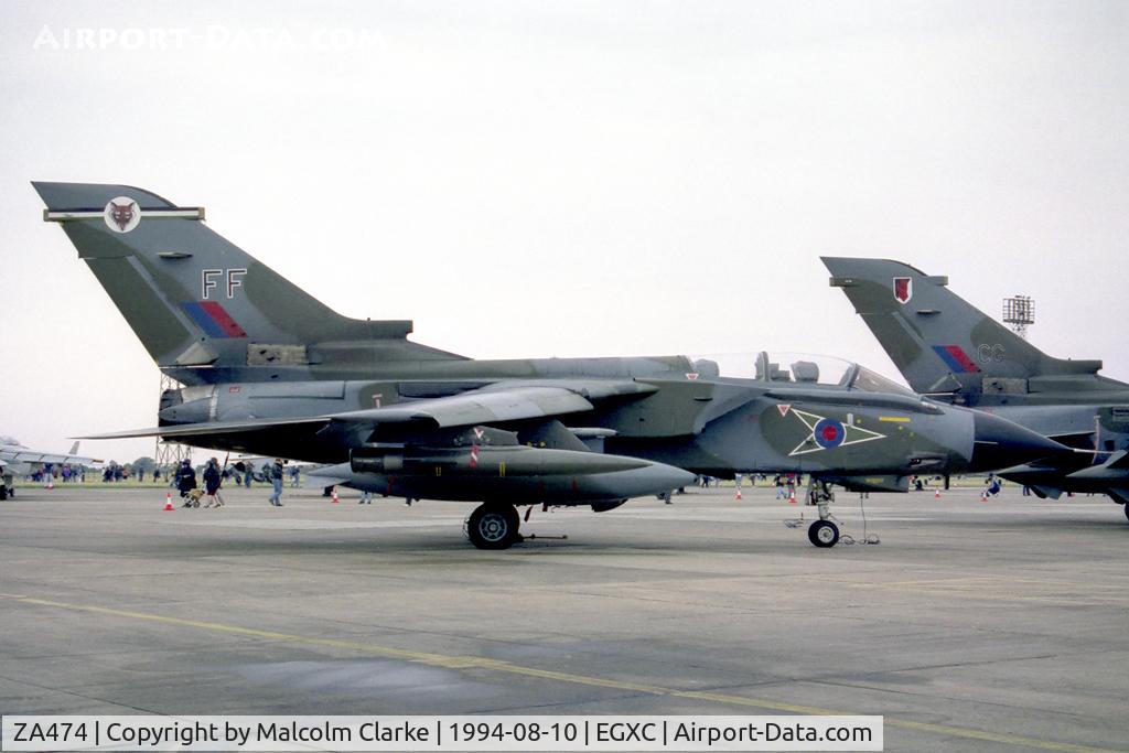 ZA474, 1983 Panavia Tornado GR.1B C/N 300/BS104/3140, Panavia Tornado GR1B from RAF No 12 Sqn, Losssiemouth at RAF Coningsby's Photocall 94.