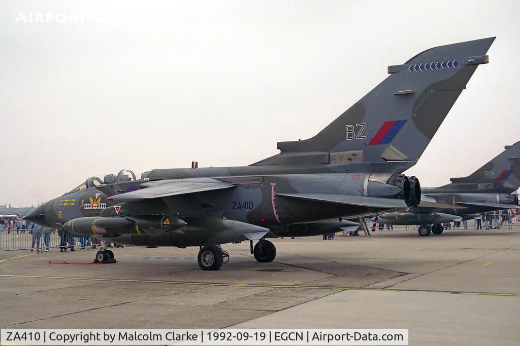 ZA410, 1983 Panavia Tornado GR.1 C/N 227/BT034/3109, Panavia Tornado GR1(T) from RAF No 14 Sqn, Bruggen at RAF Finningley Air Show in 1992