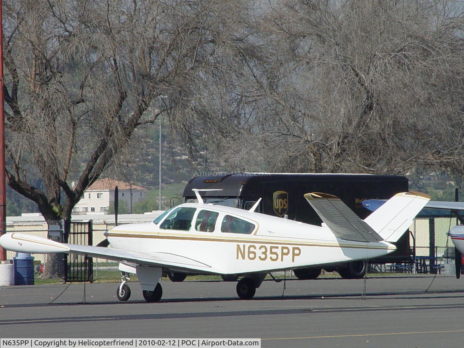 N635PP, 1967 Beech V35A Bonanza C/N D-8637, Parked in transient parking