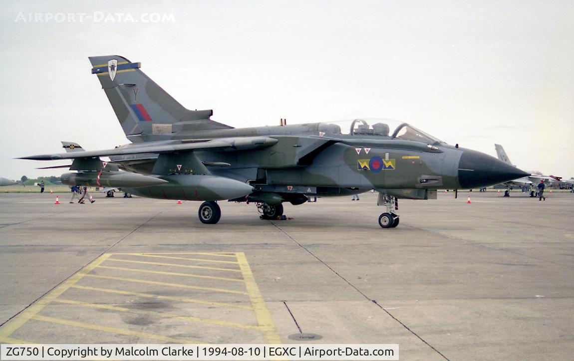 ZG750, 1991 Panavia Tornado GR.1(T) C/N 862/BT051/3420, Panavia Tornado GR1(T) from RAF No 13 Sqn, Marham at RAF Coningsby's Photocall 94.