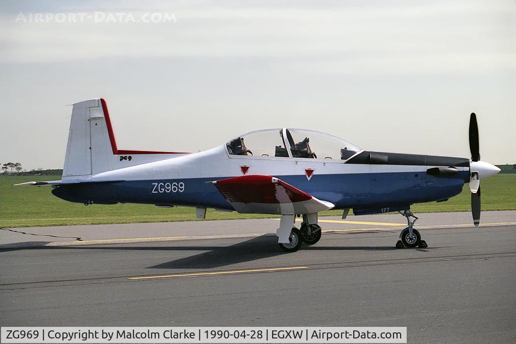 ZG969, 1989 Pilatus PC-9 C/N 177, Pilatus PC-9 from BAe, Brough, at RAF Waddingtom Photocall 1990