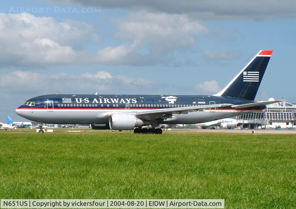 N651US, 1990 Boeing 767-2B7 C/N 24764, US Airways Boeing 767-2B7ER (c/n 24764).