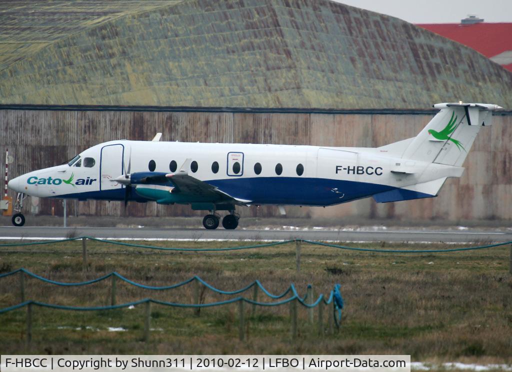 F-HBCC, 1999 Beech 1900D C/N UE-350, Ready for take off rwy 32R...