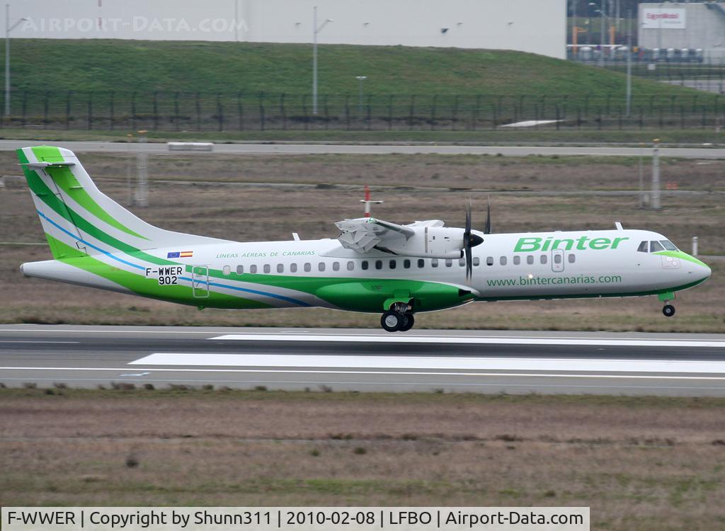 F-WWER, 2010 ATR 72-212A C/N 902, C/n 902