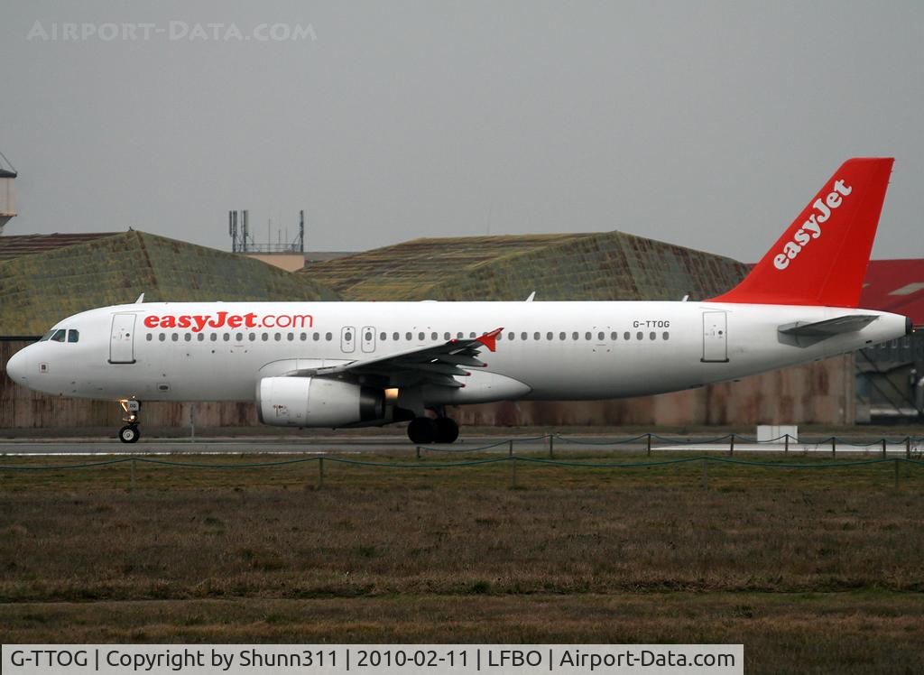G-TTOG, 2003 Airbus A320-232 C/N 1969, Ready for take off rwy 32R...
