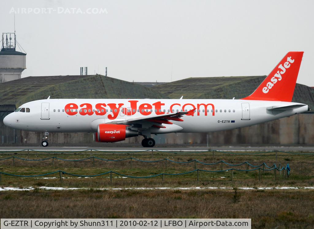 G-EZTR, 2010 Airbus A320-214 C/N 4179, Ready for take off rwy 32R...