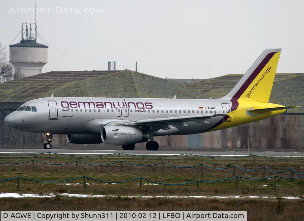 D-AGWE, 2007 Airbus A319-132 C/N 3128, Lining up rwy 32R for departure...