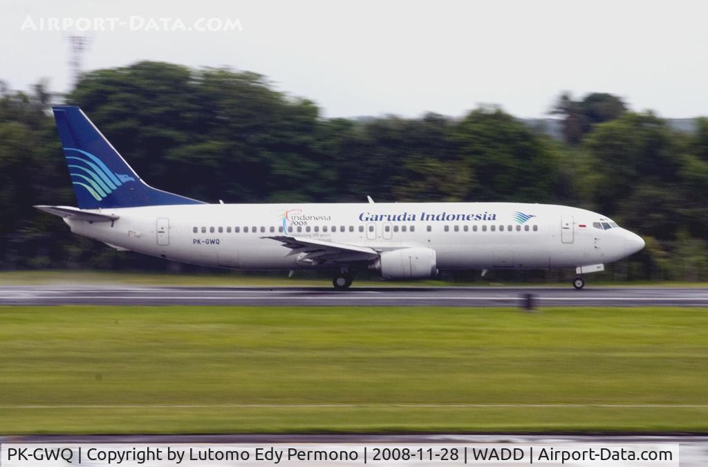 PK-GWQ, Boeing 737-4U3 C/N 25719, Garuda Indonesia