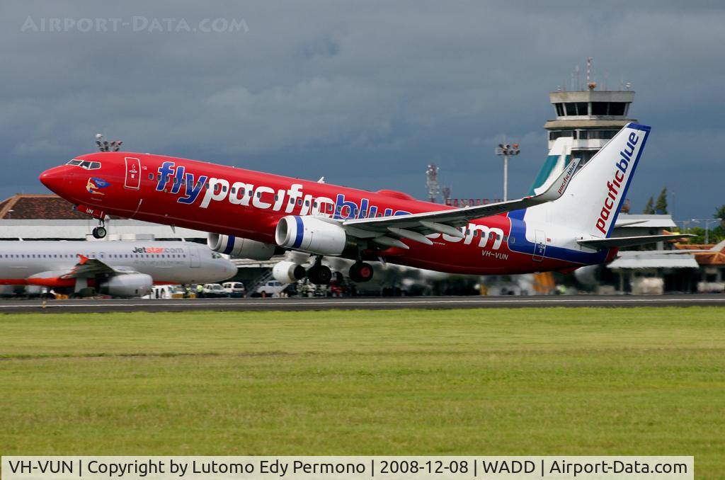 VH-VUN, 2007 Boeing 737-8BK C/N 29676, Pacific Blue