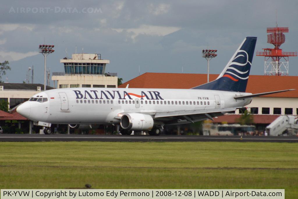 PK-YVW, 1986 Boeing 737-3B7 C/N 23319, Batavia Air