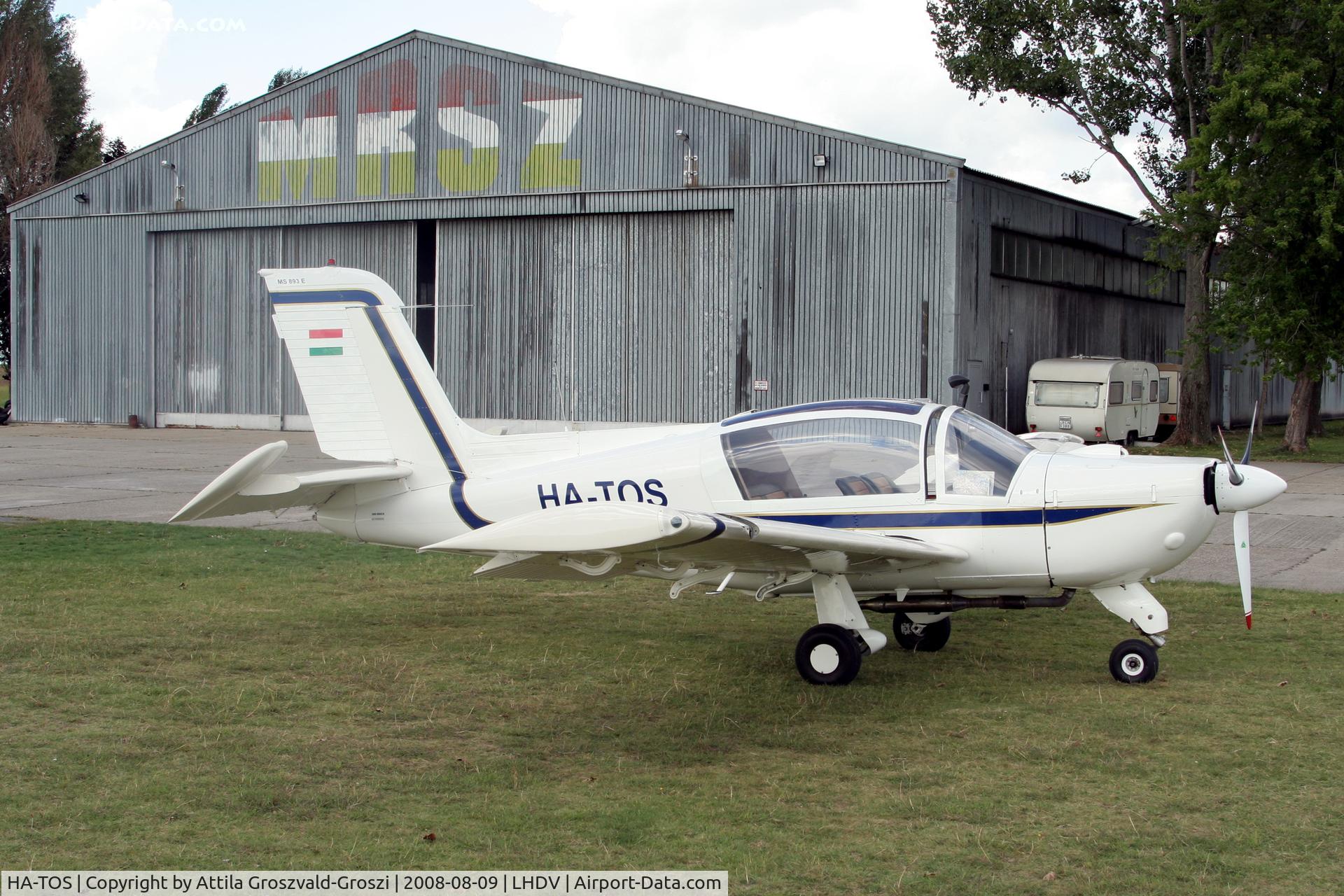 HA-TOS, 1975 Socata MS-893E Rallye Commodore 180GT C/N 12529, Dunaujváros Airport, Hungary