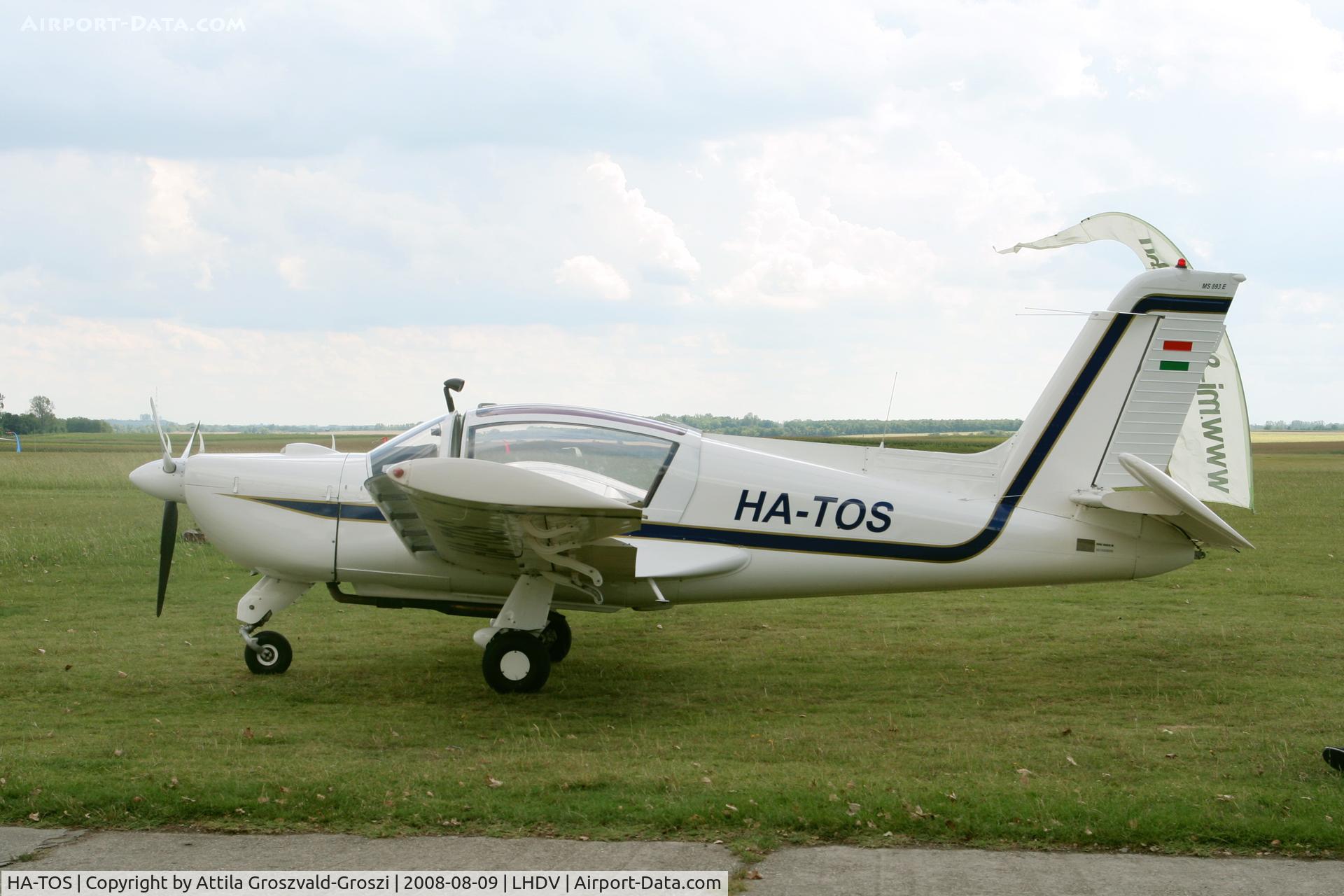 HA-TOS, 1975 Socata MS-893E Rallye Commodore 180GT C/N 12529, Dunaujváros Airport, Hungary