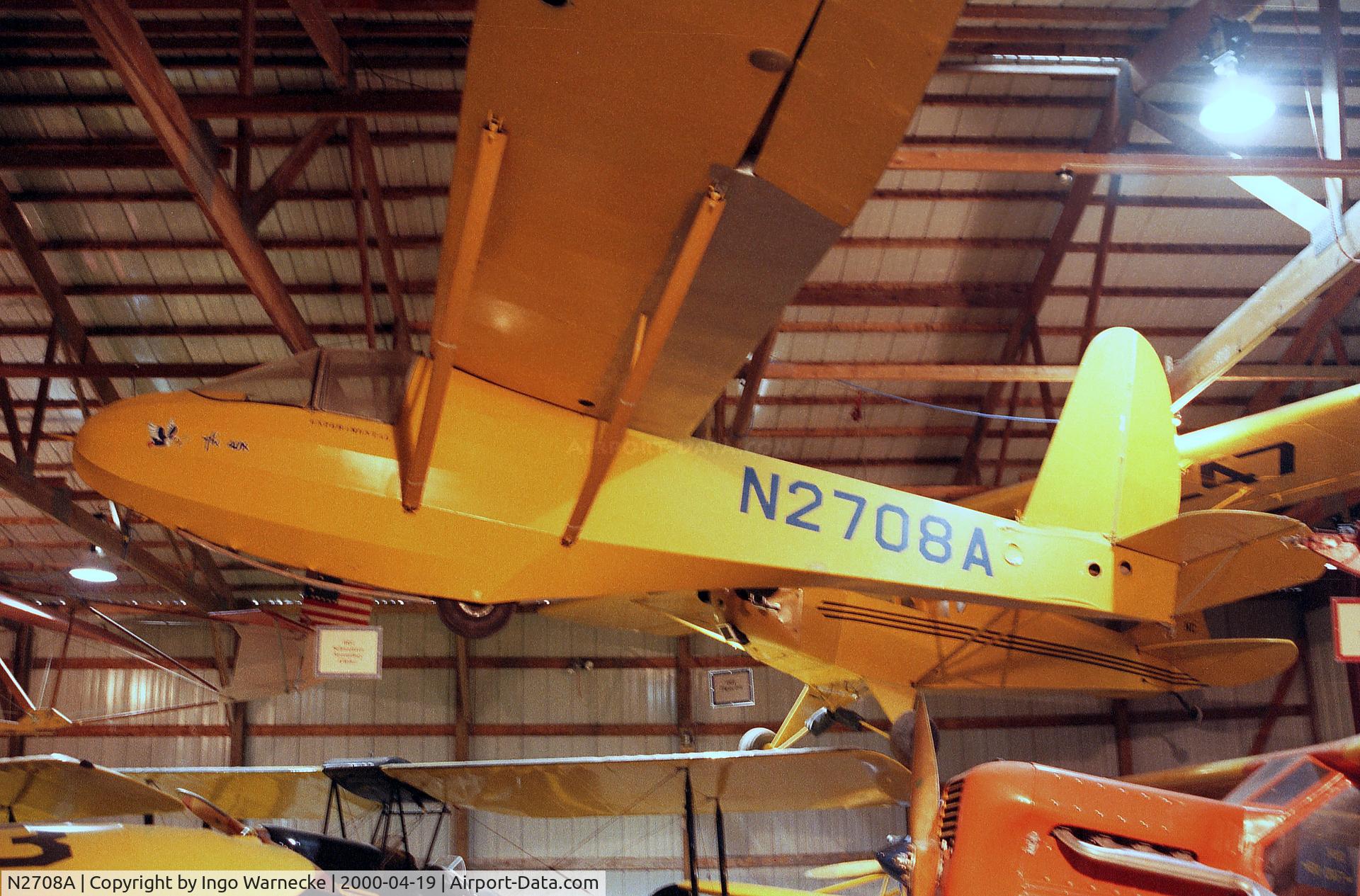 N2708A, 1956 Schweizer SGU-1-20 C/N 30A, Schweizer SGU-1-20 at Iowa Aviation Museum,  Greenfield IA