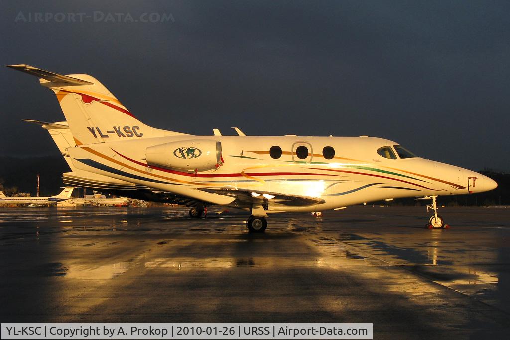 YL-KSC, 2001 Raytheon 390 Premier 1 C/N RB-20, Sochi apron