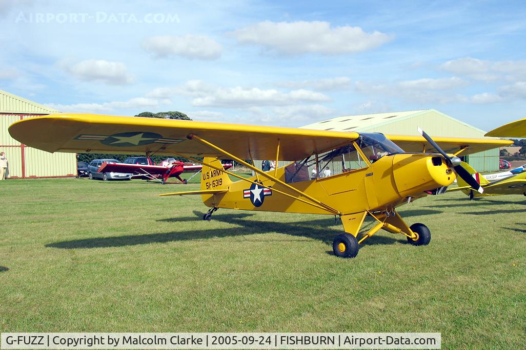 G-FUZZ, 1951 Piper L-18C Super Cub (PA-18-95) C/N 18-1016, Piper L-18C Super Cub as USAF 51-15319 at Fishburn Airfield's VE Celebration Day in 2005..