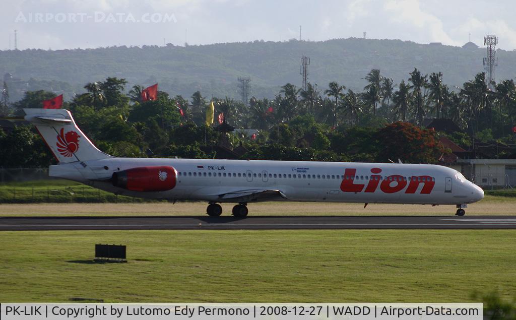 PK-LIK, 1997 McDonnell Douglas MD-90-30 C/N 53570, Lion Inter