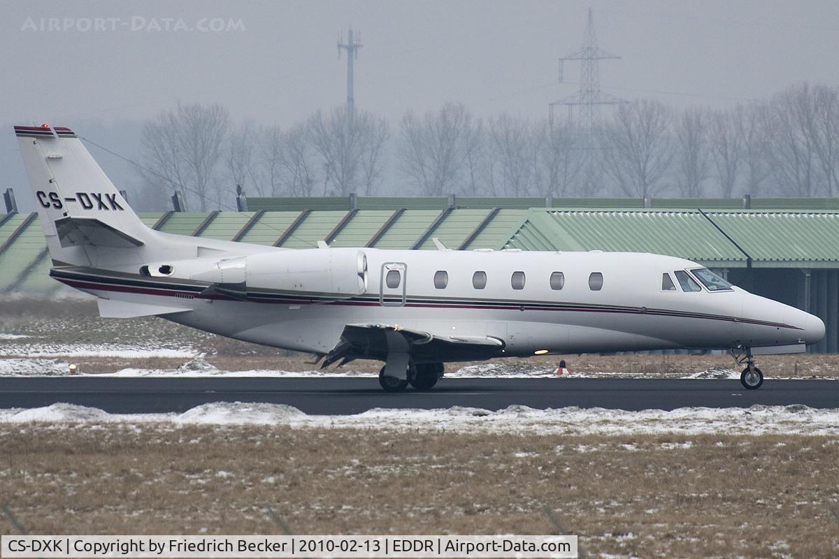 CS-DXK, 2006 Cessna 560XL Citation XLS C/N 560-5633, turning into intersection bravo