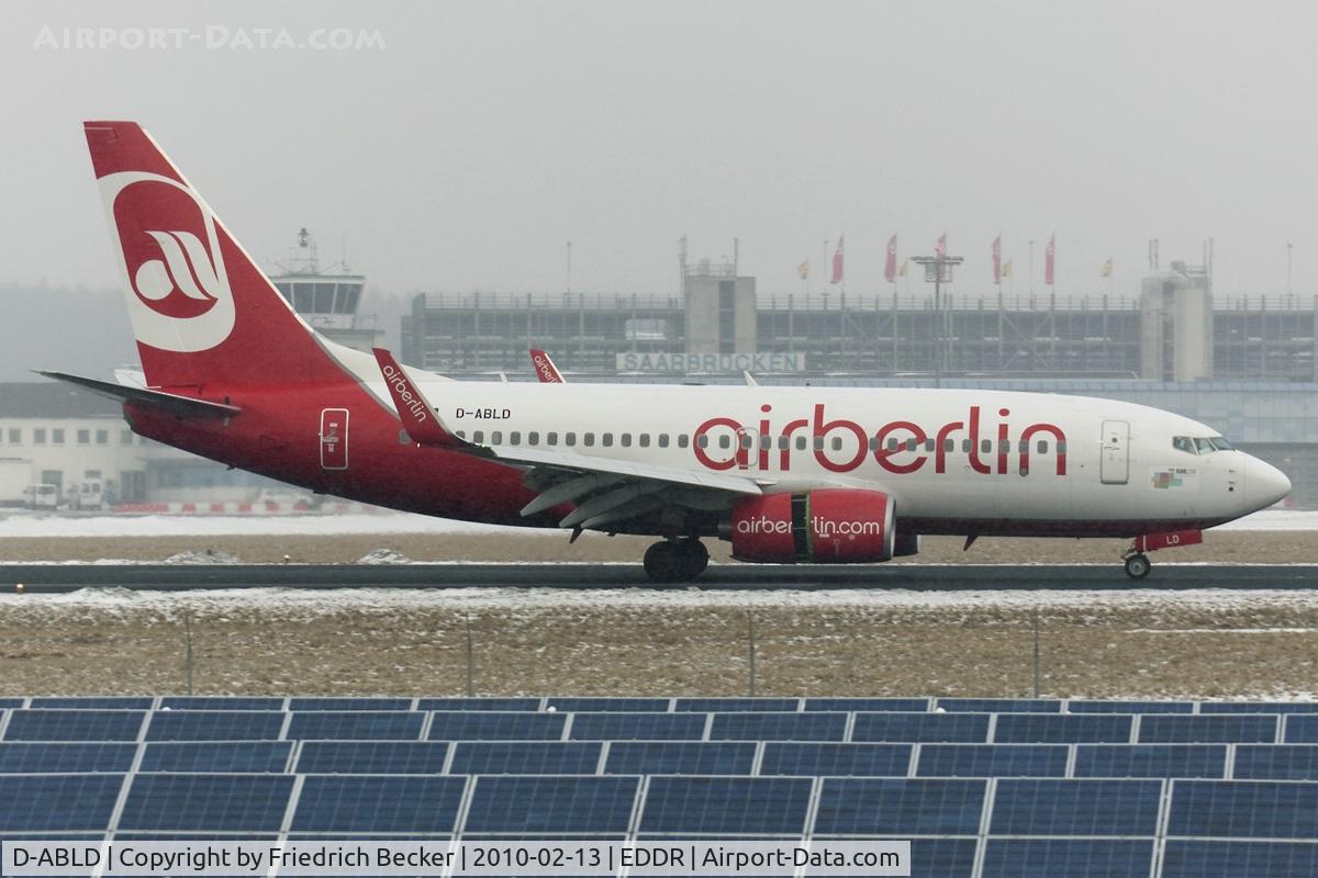 D-ABLD, 2008 Boeing 737-76J C/N 36117, decelerating after touchdown