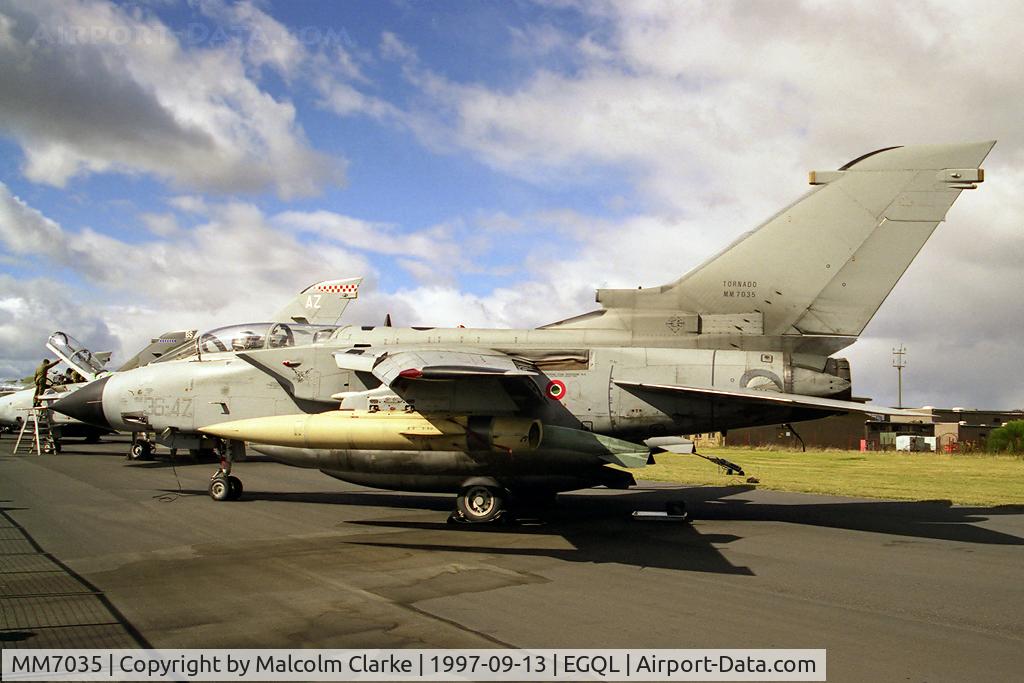 MM7035, Panavia Tornado IDS C/N 322/IS034/5044, Panavia Tornado IDS. Flown by 36° Stormo, based at Gioia del Colle at RAF Leuchars Battle of Britain Air Show in 1997.