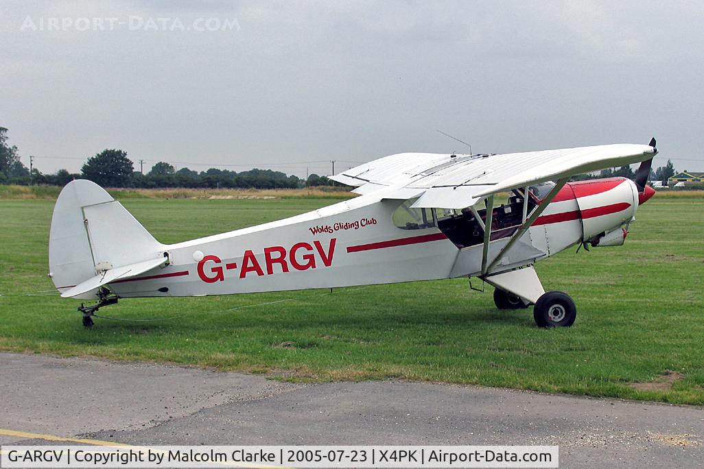 G-ARGV, 1960 Piper PA-18-150 (Mod) Super Cub C/N 18-7559, Piper PA-18-150 Super Cub (Mod) at Pocklington, N Yorks in 2005.