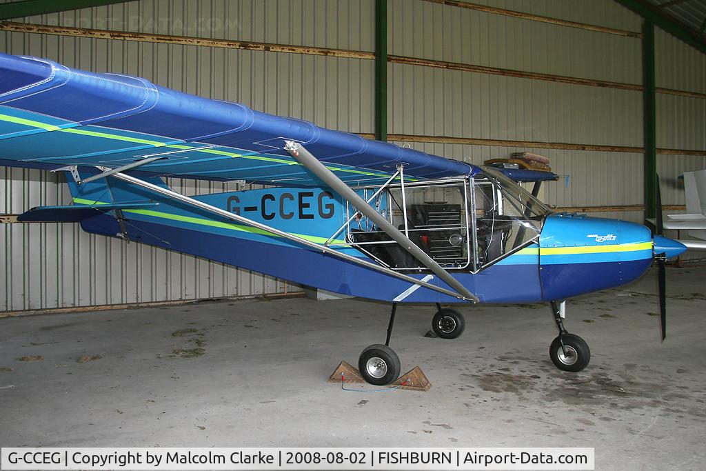 G-CCEG, 2003 Rans S-6ES Coyote II C/N PFA 204-13831, Rans S-6ES/TR Coyote II at Fishburn Airfield in 2008.