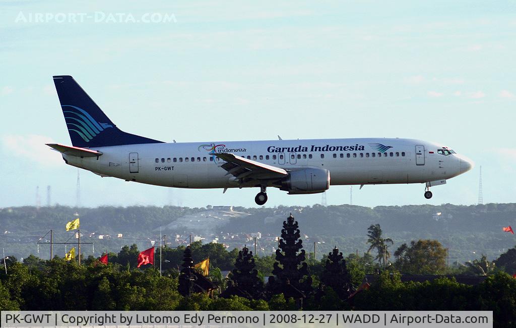 PK-GWT, 1995 Boeing 737-4K5 C/N 26316, Garuda Indonesia
