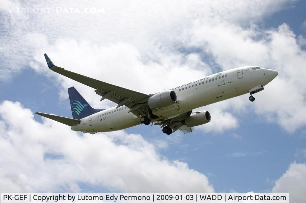 PK-GEF, 2002 Boeing 737-8CX C/N 32363, Garuda Indonesia