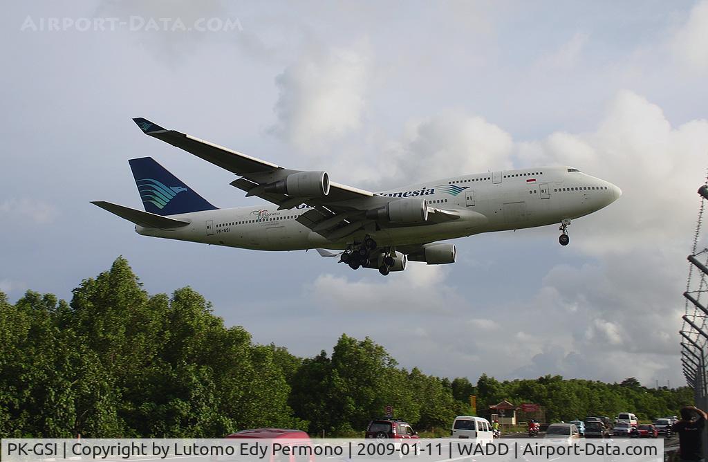 PK-GSI, 1992 Boeing 747-441 C/N 24956, Garuda Indonesia