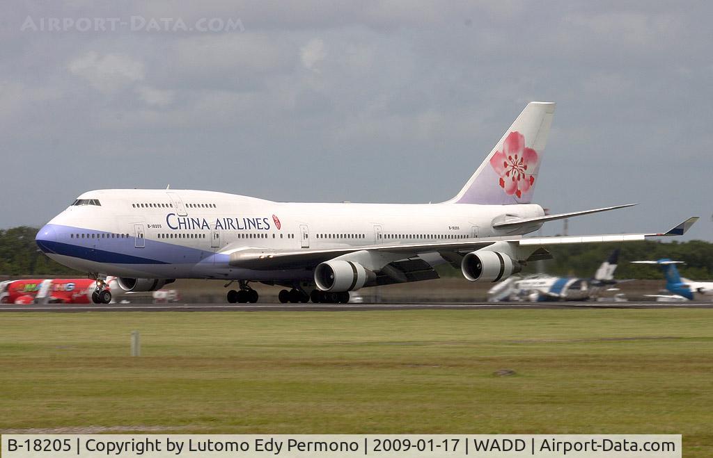 B-18205, Boeing 747-409 C/N 28712, China Airlines