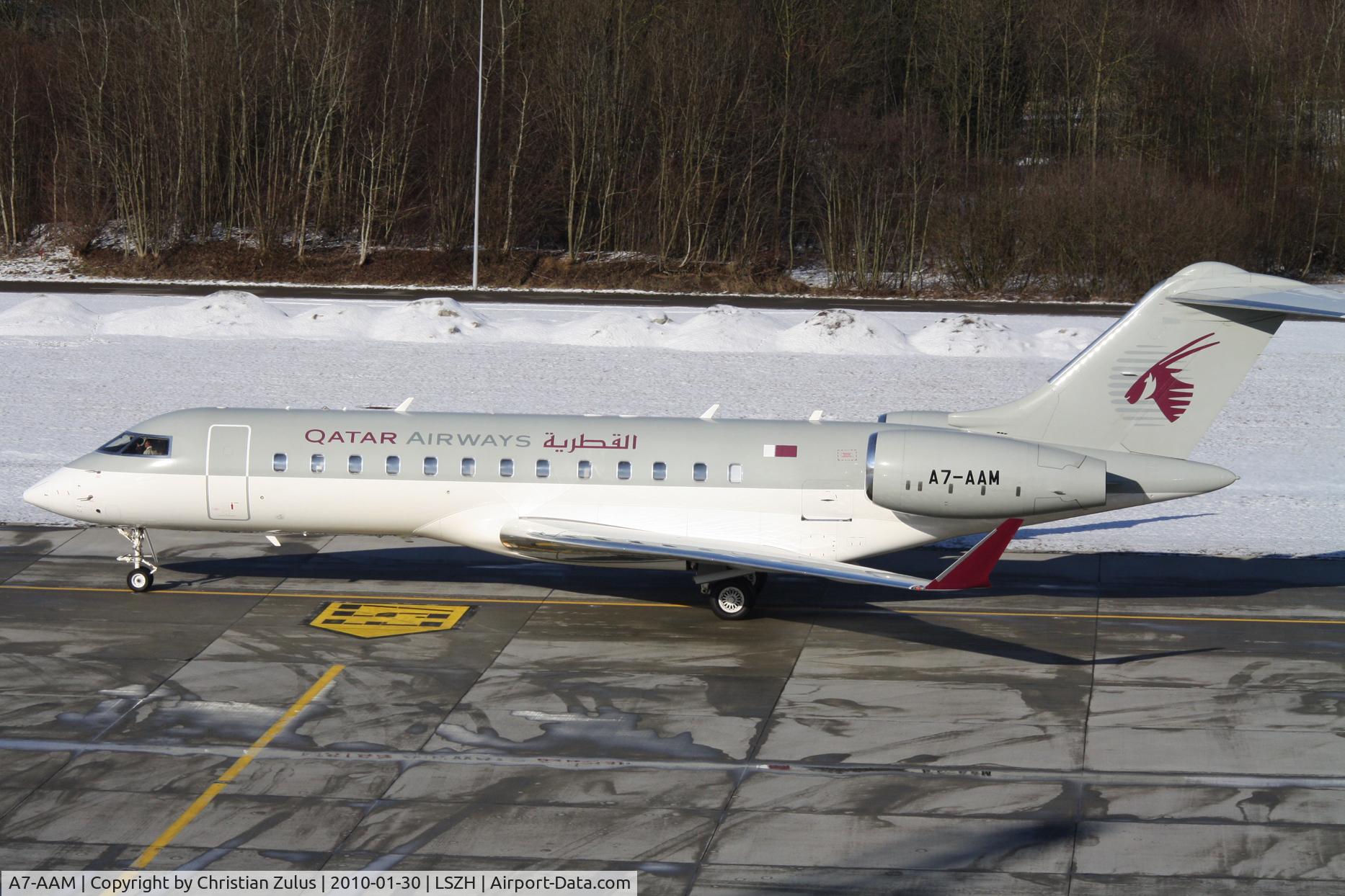 A7-AAM, 2003 Bombardier BD-700-1A10 Global Express C/N 9126, Qatar Amiri Flight