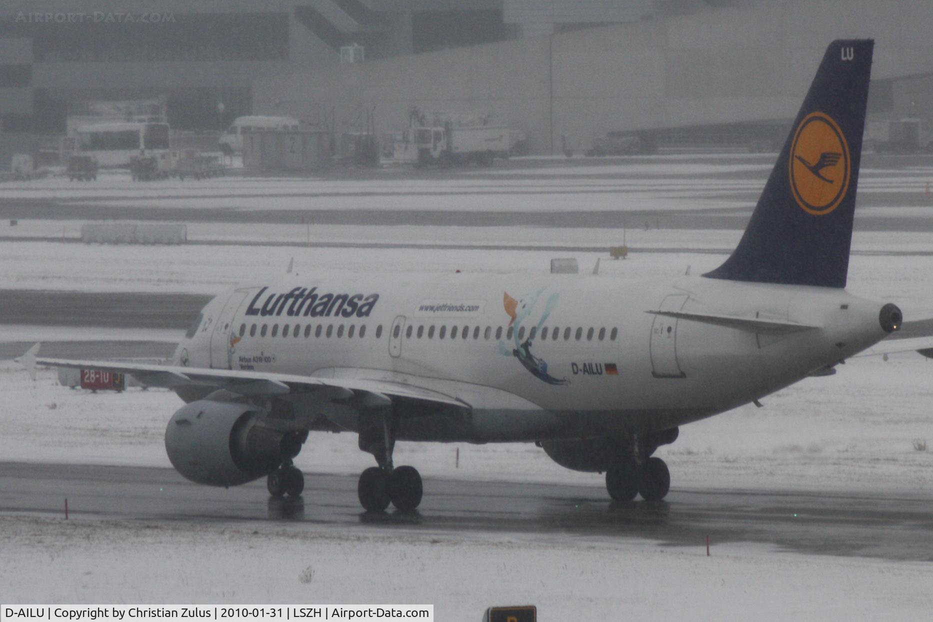 D-AILU, 1997 Airbus A319-114 C/N 744, Lufthansa