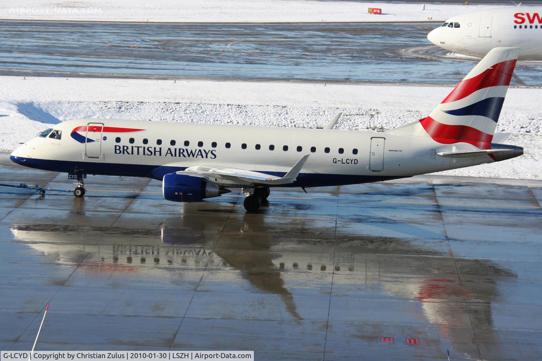G-LCYD, 2009 Embraer 170STD (ERJ-170-100STD) C/N 17000294, Cityflyer Express