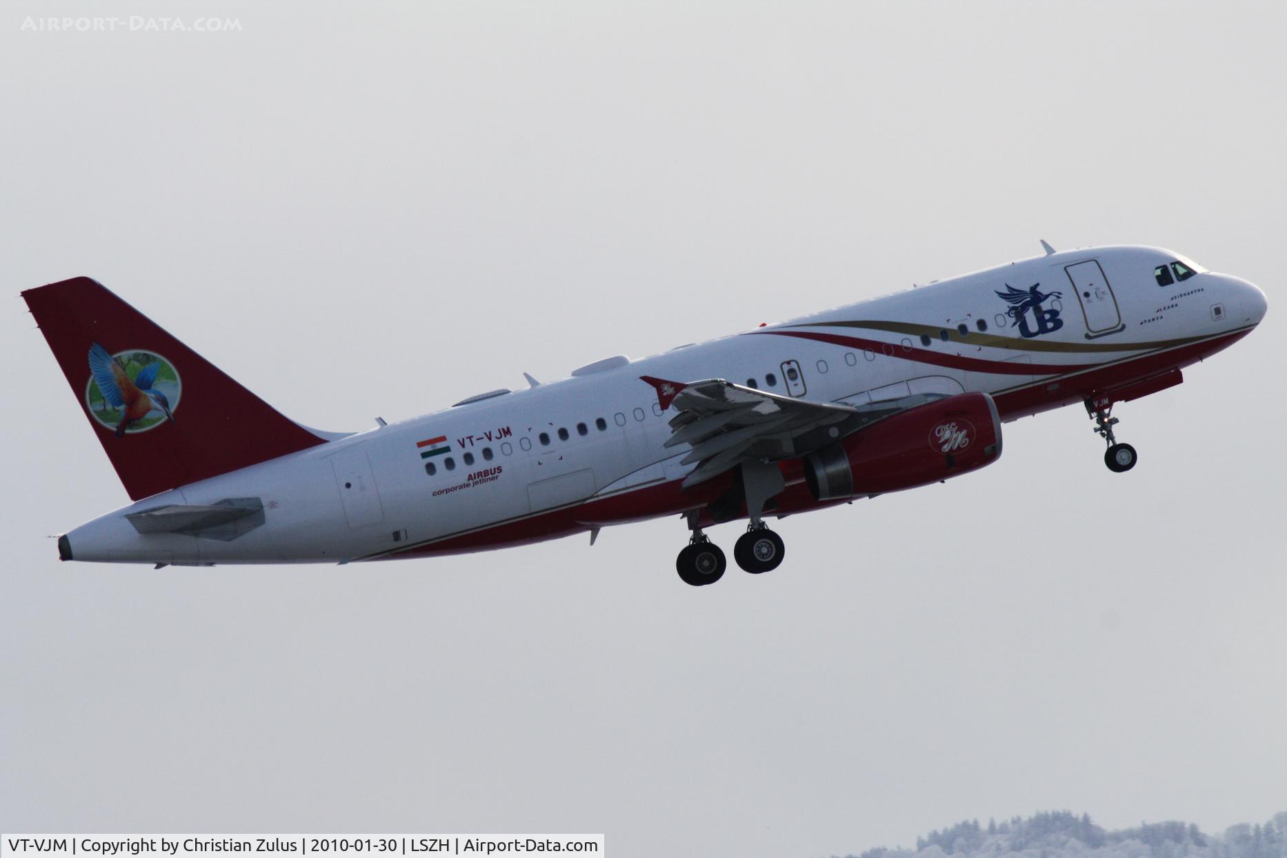 VT-VJM, 2006 Airbus ACJ319 (A319-133/CJ) C/N 2650, Kingfisher Airlines