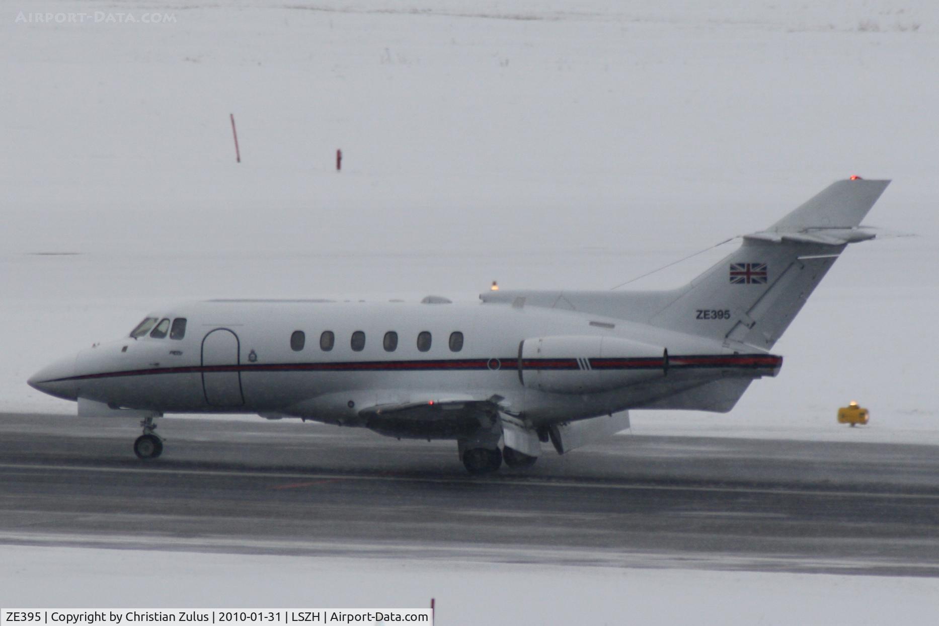 ZE395, British Aerospace BAe-125 CC.3 C/N 257205, Royal Flight Northolt