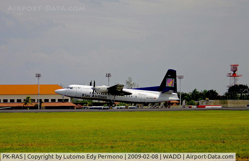 PK-RAS, 1992 Fokker 50 C/N 20261, Riau Airlines
