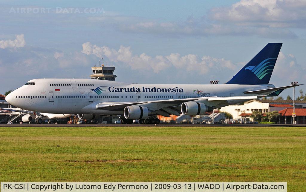 PK-GSI, 1992 Boeing 747-441 C/N 24956, Garuda Indonesia