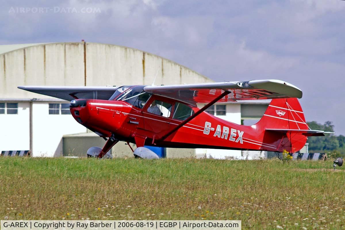 G-AREX, 1948 Aeronca 15AC Sedan C/N 15AC-61, Seen at the PFA Flying For Fun 2006 Kemble.