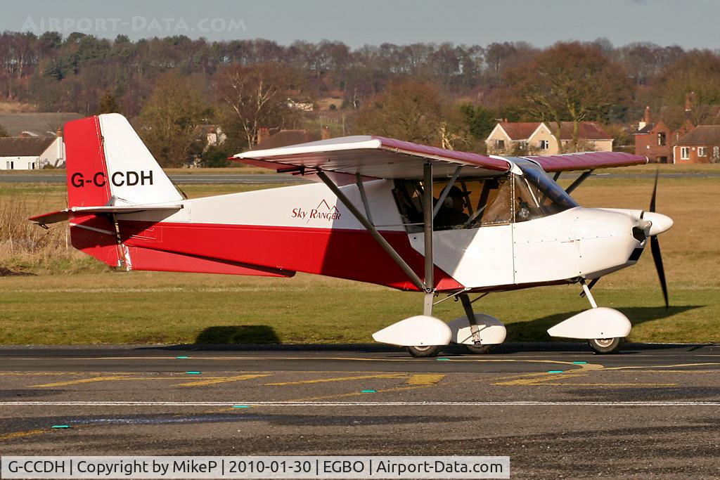 G-CCDH, 2003 Hepworth Skyranger 912(2) C/N BMAA/HB/233, Departing from Icicle 2010.