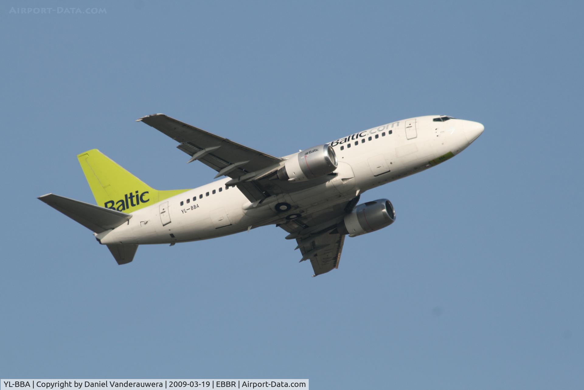 YL-BBA, 1991 Boeing 737-505 C/N 24646, Flight BT602 is taking off from RWY 07R