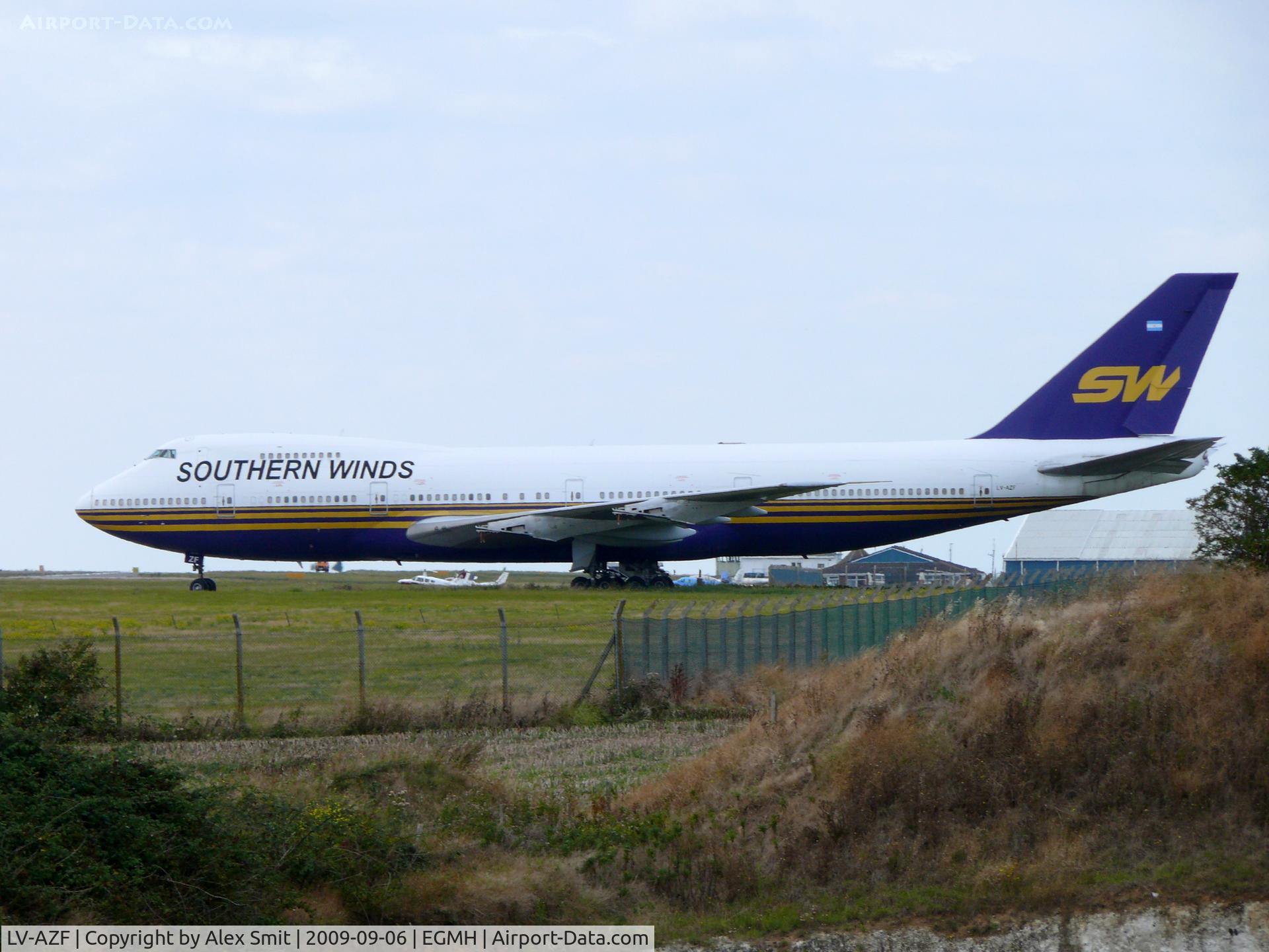 LV-AZF, 1983 Boeing 747-267B C/N 23048, Boeing B747-267B Jumbo Jet LV-AZF Southern Winds