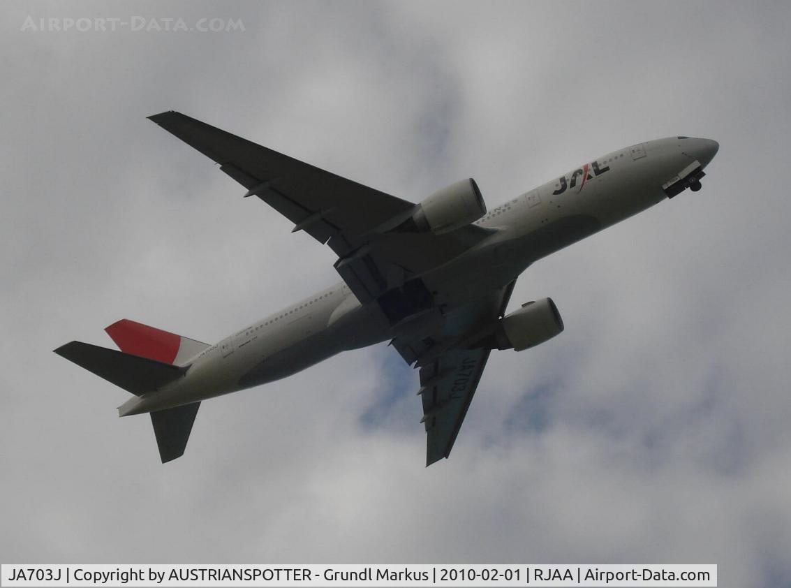 JA703J, 2003 Boeing 777-246/ER C/N 32891, JAL Airlines