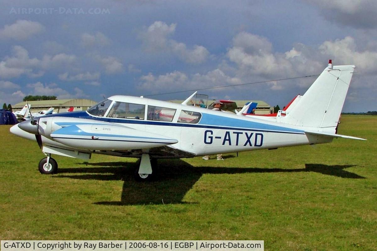 G-ATXD, 1966 Piper PA-30-160 B Twin Comanche C/N 30-1166, Piper PA-30-160 Twin Comanche B [30-1166] Kemble~G 16/08/2006. Seen at the PFA Flying For Fun 2006 Kemble.